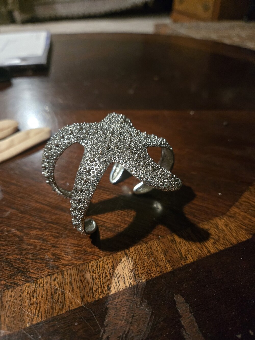 Bracelet, Silver, Shaped Like A Starfish